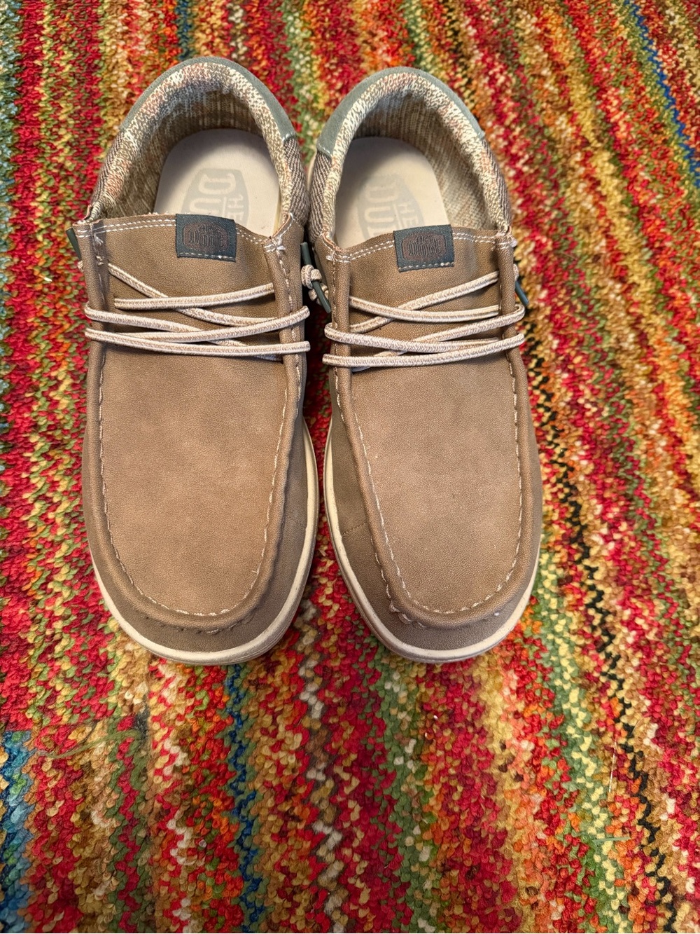 7 pair men’s size 10 Hey Dudes